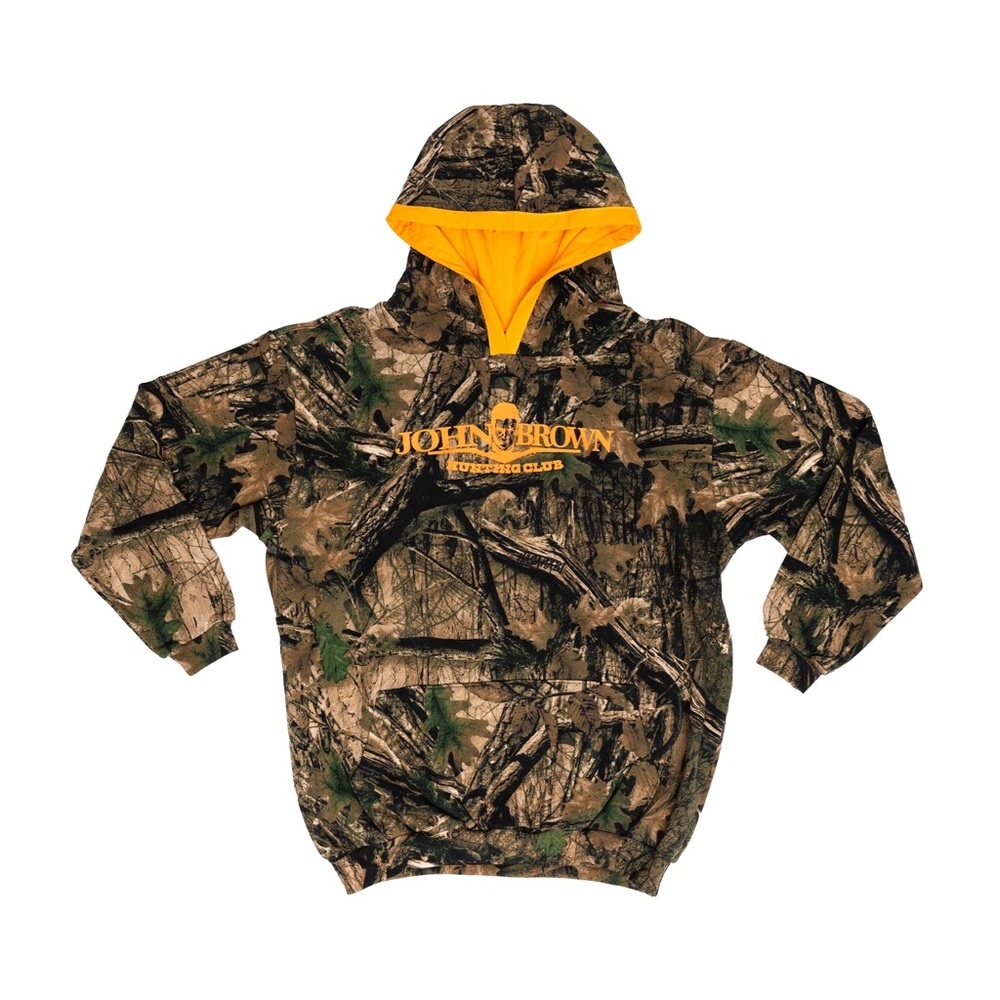 NWT! Hasan Piker hasanabi Ideologie John Brown Hunting Club Camo Hoodie - Picture 2 of 6